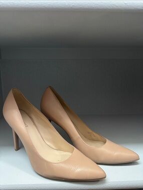 Nude Pointed-Toe High Heels - 8.5